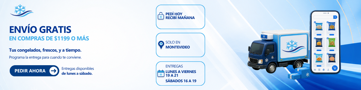 Envío gratis en compras de $1199 o más